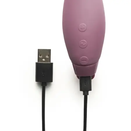 Je Joue Hera Purple - Dual-Action Silicone Intimate Machine, USB, Waterproof