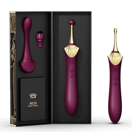 ZALO Bess Velvet Purple - Compact Intimate Wellness Device, 10 Modes