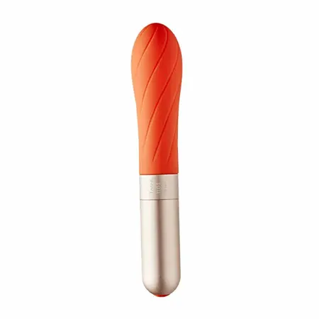 Love Not War Gra Orange Intimate Device with Textured Surface