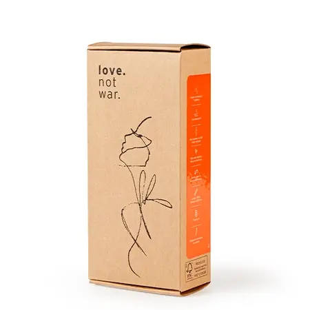 Love Not War Meile Orange Precision Intimate Massager, Waterproof, Rechargeable