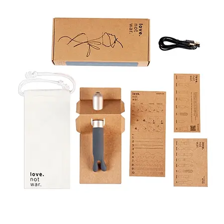 Love Not War Laska Grey - Multi-Zone Silicone Wellness Device