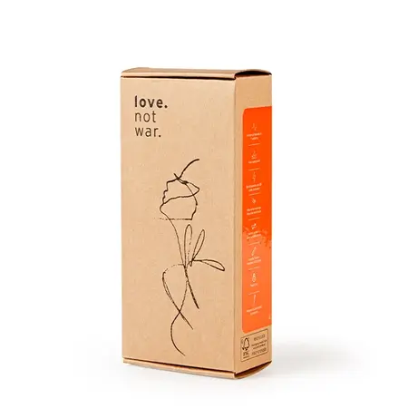 Love Not War Kama Intimate Massager Orange Powerful Motor