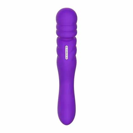 Nalone Jane Dual-Motor Silicone Massager Purple 23cm USB Rechargeable