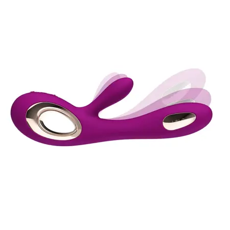 LELO Soraya Wave Deep Rose - Premium Dual-Action Massager, 218 mm