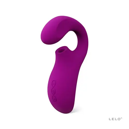LELO Enigma Deep Rose Dual-Action Sonic Massager Waterproof Silicone