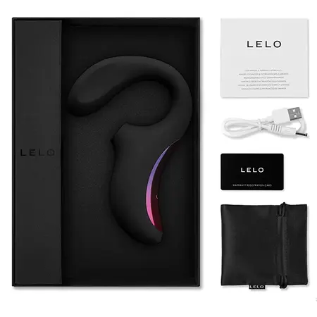 LELO Enigma Black - Dual-Sonic Intimate System, Waterproof, Rechargeable