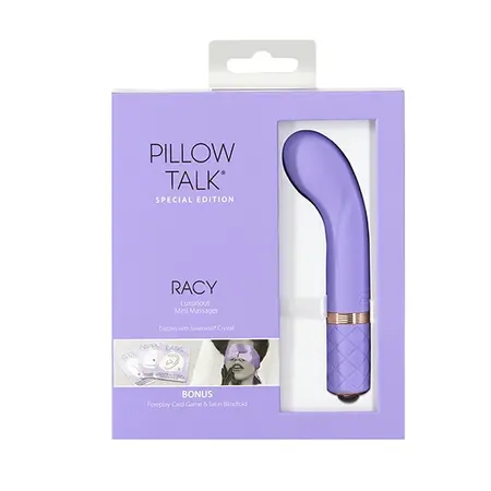 Pillow Talk Racy Lilac Mini Massager - Special Edition with Accessories