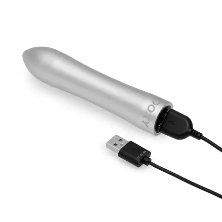 Doxy Bullet Silver - Compact Rechargeable Aluminium Massager 12 cm