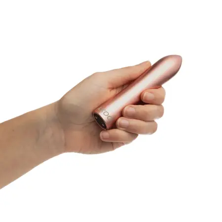 Doxy Bullet Vibrator Rose Gold 12cm - Compact Aluminium Intimate Device