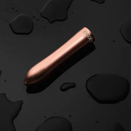 Doxy Bullet Vibrator Rose Gold 12cm - Compact Aluminium Intimate Device