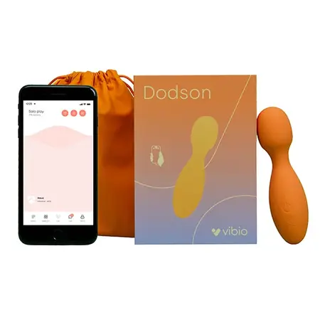 Vibio Dodson Mini Wand Orange - App-Controlled, Flexible Head