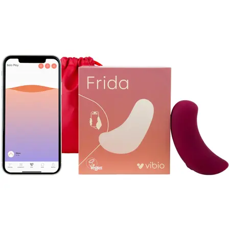 Vibio Frida Wine Red Wearable App-Controlled Intimate Device