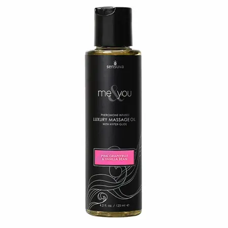 Sensuva Me & You Massage Oil Pink Grapefruit & Vanilla Bean 125ml
