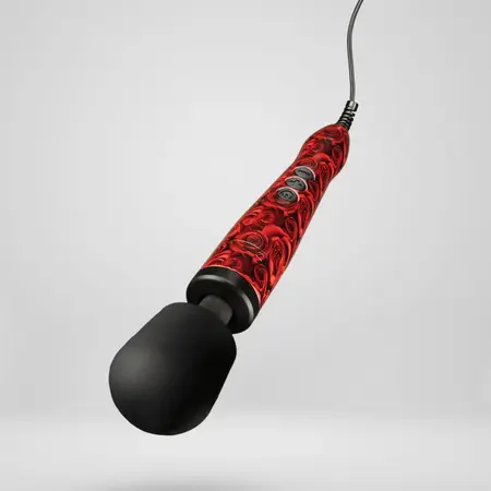 Doxy Original Wand Massager Rose Pattern - Powerful EU Model