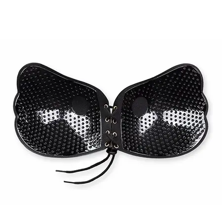 Bye Bra Lace-It Bra Cup E Black - Strapless Invisible Support