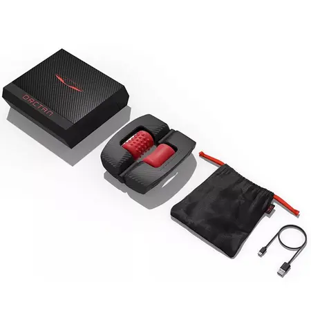 Orctan Automatic Intimate Device Red Carbon - 9 Programs, USB Rechargeable