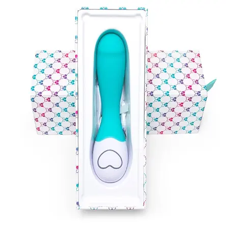 OhMiBod Lovelife Cuddle Turquoise Targeted Vibe, 16.5cm Silicone