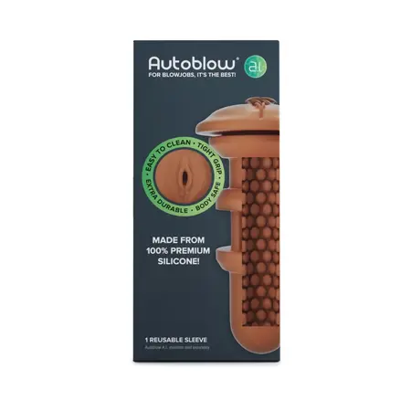 Autoblow A.I. Brown Replacement Sleeve - Anatomical Insert, Size B