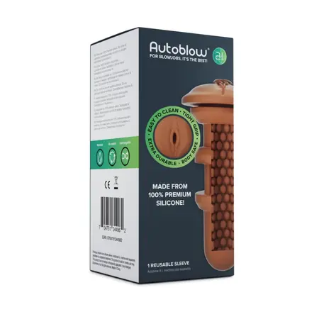 Autoblow A.I. Brown Replacement Sleeve - Anatomical Insert, Size B