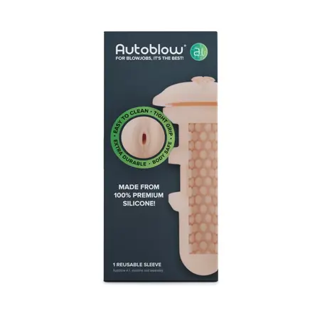 Autoblow A.I. Intimate Sleeve White - Anatomical Replacement Component