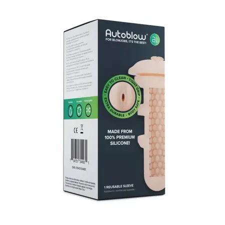 Autoblow A.I. Intimate Sleeve White - Anatomical Replacement Component