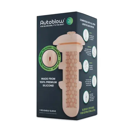 Autoblow A.I. Intimate Sleeve White - Anatomical Replacement Component