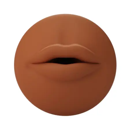 Autoblow A.I. Mouth Sleeve Brown - Anatomical Accessory for Intimate Device