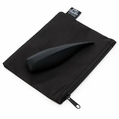 Fifty Shades of Grey Sensation Mini Flickering Tongue Vibrator, Black, USB
