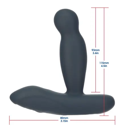 Lux Active Revolve Rotating Vibrating Intimate Machine with Remote, Black