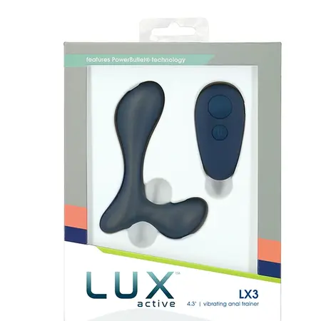 LUX Active LX3 Intimate Trainer with Remote, Silicone, 7 Modes, Black