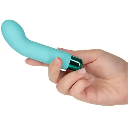 PowerBullet Sara’s Spot Teal Compact Curved Intimate Massager 10 Functions