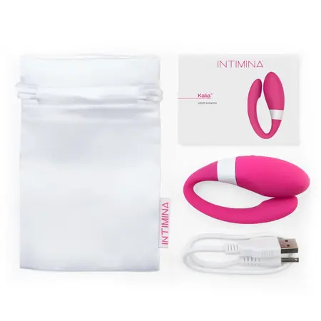 Intimina Kalia Intimate Partner Device, 6 Modes, Waterproof, Pink