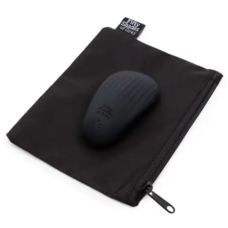 Fifty Shades of Grey Sensation Pebble-Shaped Intimate Massager Black