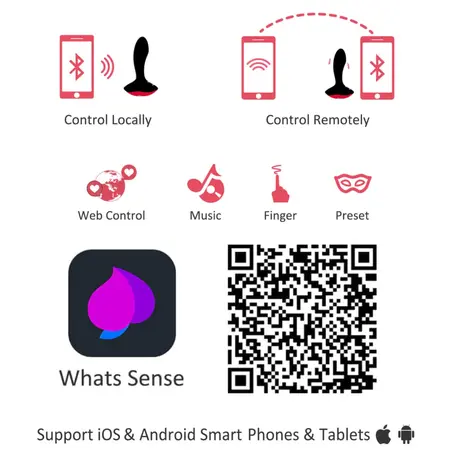 Magic Motion Solstice App-Controlled Intimate Wellness Device Silicone Black
