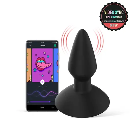 Magic Motion Equinox Smart App Anal Model with Suction Base, Black