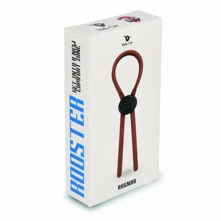 Velv'Or Rooster Ragnar Adjustable Silicone Ring Brown 280mm