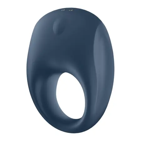 Satisfyer Strong One Intimate Silicone Ring, Deep Vibration, Blue