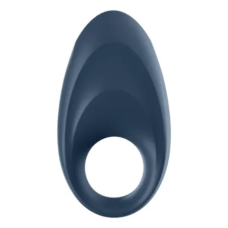 Satisfyer Mighty One Vibrating Ring App-Controlled Silicone Blue