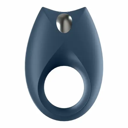 Satisfyer Royal One Rechargeable Silicone Ring with App Control Blue