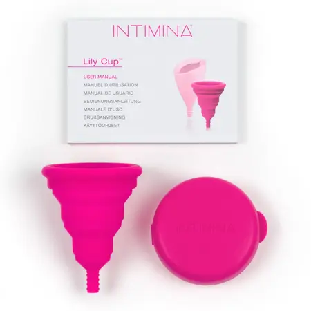 Intimina Lily Compact Cup B - Collapsible Menstrual Cup, Size B