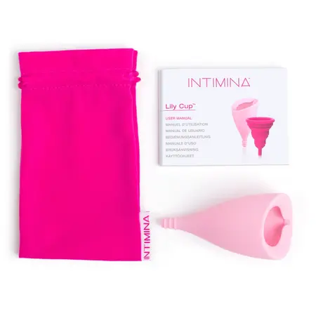 Intimina Lily Cup A Menstrual Cup - Ultra-Soft, High Capacity, Pink