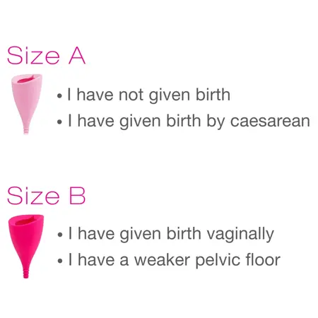 Intimina Lily Cup A Menstrual Cup - Ultra-Soft, High Capacity, Pink