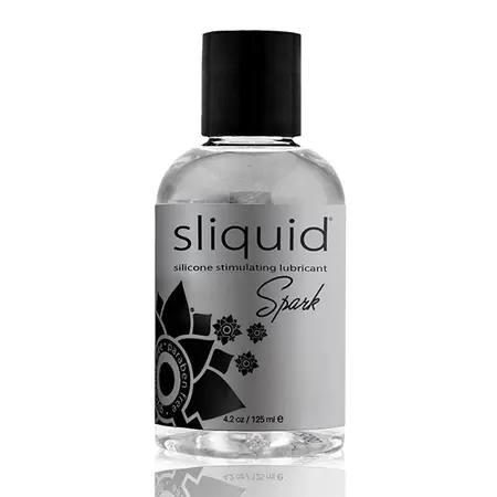 Sliquid Naturals Spark Silicone Lubricant with Menthol 125ml Vegan