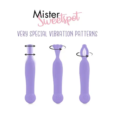 FeelzToys Mister Sweetspot Purple Mini Flexible Vibrator IPX7