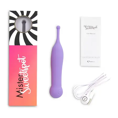 FeelzToys Mister Sweetspot Purple Mini Flexible Vibrator IPX7