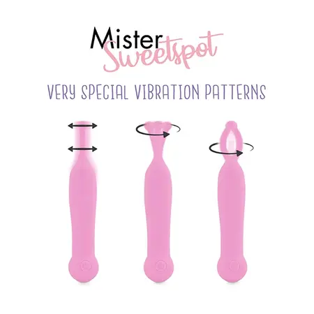 FeelzToys Mister Sweetspot Pink Mini Flexible Massager Waterproof