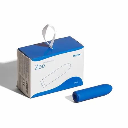 Dame Products Zee Lapis Rechargeable Compact Intimate Device