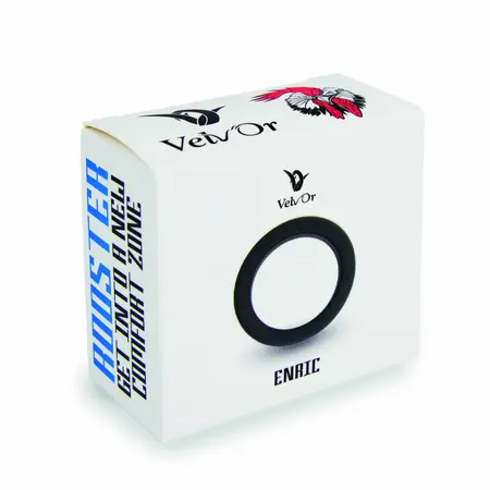 Velv’Or Rooster Enric Silicone Ring Minimalist Design 34 mm Black