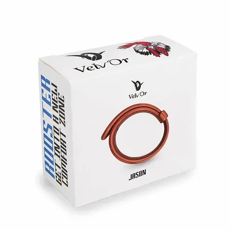 Velv’Or Rooster Jason Adjustable Silicone Intimate Ring Red 200mm