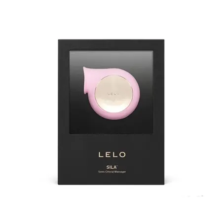 LELO SILA Pink Sonic Wave Massager - Soft Silicone, Waterproof, USB
